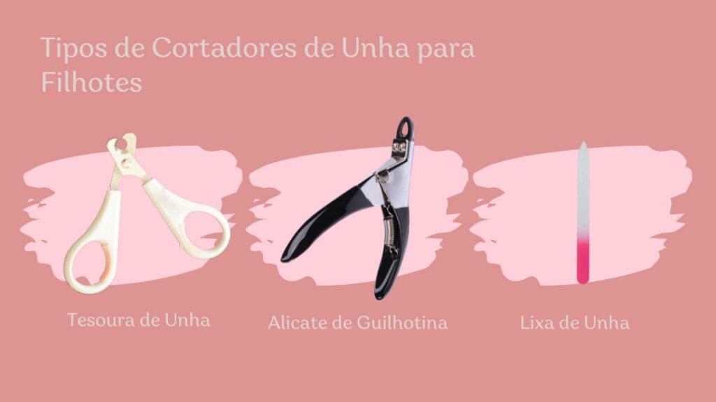 Tipos de Cortadores de Unha para Filhotes.